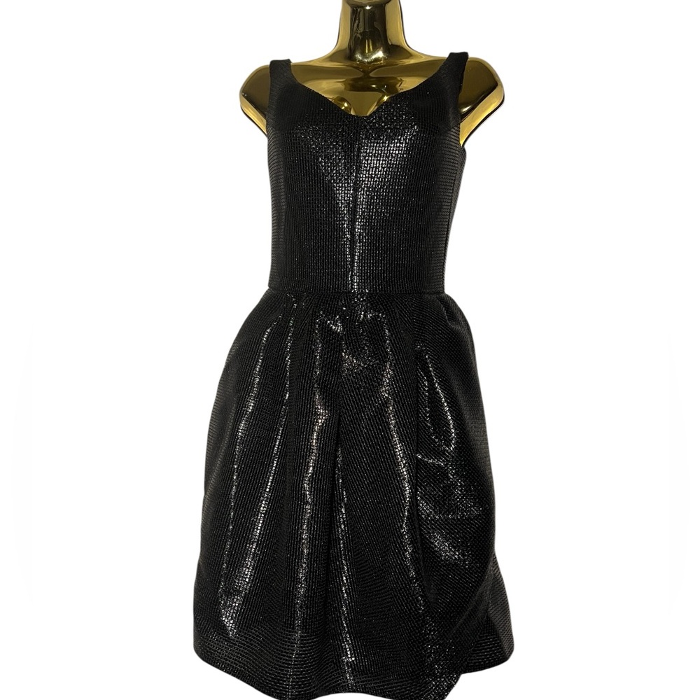 Carven Shimmering Black Prom Dress 36